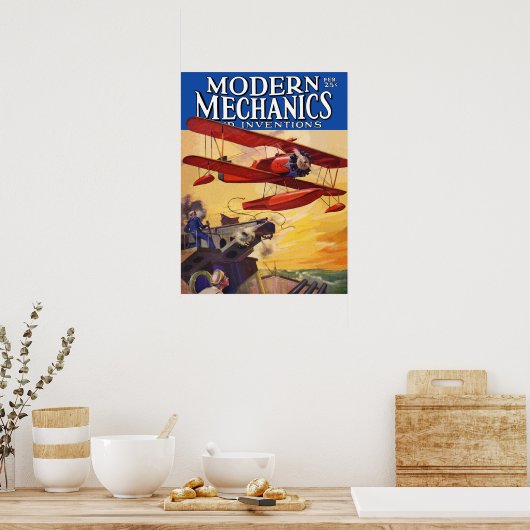 Moderne mechanica en interventies poster (Keuken)