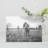 Moderne mededeling | Bewaar de datum foto Save The Date (Staand voorkant)