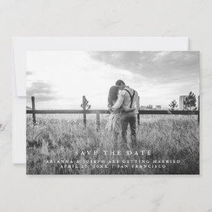 Moderne mededeling Bewaar de datum foto Save The Date