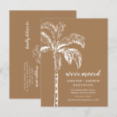 Moderne mededeling over boombewegingen aankondigingskaart (Voorkant / Achterkant)