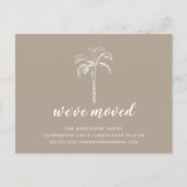 Moderne mededeling over boombewegingen aankondigingskaart (Voorkant)