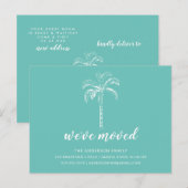 Moderne mededeling over boombewegingen aankondigingskaart (Voorkant / Achterkant)