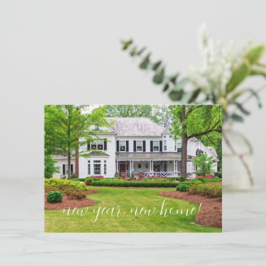 Moderne mededeling van nieuwe foto's voor thuisbew aankondiging (Staand voorkant)