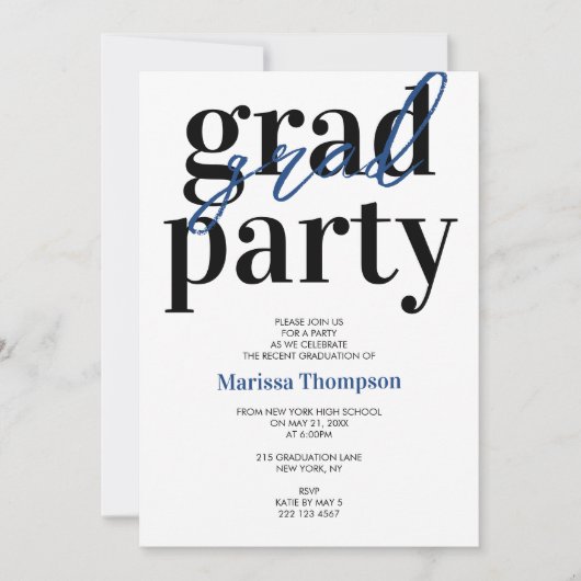 Moderne Medisch Arts Verpleegkundige MED afstudeer Kaart (Voorkant)