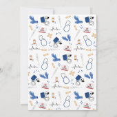 Moderne Medisch Arts Verpleegkundige MED afstudeer Kaart (Achterkant)