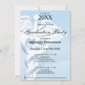 Moderne Medische Caduceus Afstuderen | Foto Kaart (Voorkant)