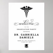 Moderne medische faculteit arts afstudeer welkom poster (Voorkant)