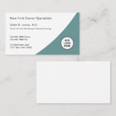 Moderne medische oncologie visitekaartje (Voorkant / Achterkant)