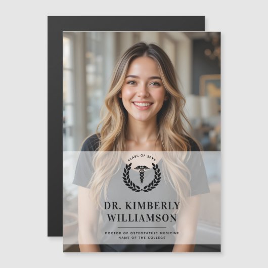 Moderne medische school Afstuderen magnetische Kaa (Voorkant / Achterkant)