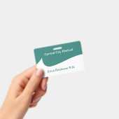 Moderne medische thema budget naam badges (Handheld)