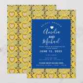 Moderne Mediterrane Bridal Romantic Love Tegels Kaart (Voorkant / Achterkant)