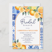 Moderne mediterrane bruidsbrunch kaart (Voorkant)