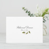 Moderne mediterrane citroen repetitie diner Kaart (Staand voorkant)