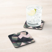 Moderne meerkleuren polygonen harde Onderzetters (Rechterzijde)