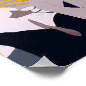 Moderne meerkleurige digitale avondwijn poster (Hoek)