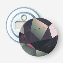 Moderne meerkleurige polygonen flesopener
