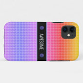 Moderne Meerkleurige Stippen Case-Mate iPhone Case (Achterkant (horizontaal))