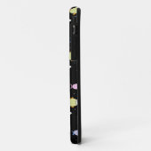 Moderne meerkleurige vis op zwart Case-Mate iPhone case (Achterkant/links)