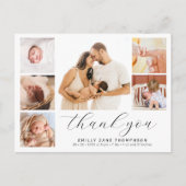 Moderne meervoudige fotocollage geboorteaankondigi briefkaart (Voorkant)