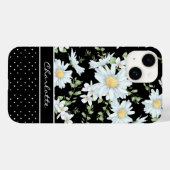 Moderne Meisjesachtige Chic Bloem Stip Patroon Per Case-Mate iPhone Case (Achterkant (horizontaal))