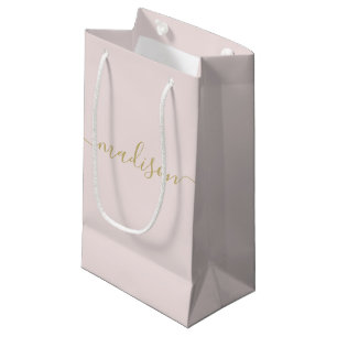 Moderne Meisjesachtige Chic Vrouwelijke Gouden Scr Klein Cadeauzakje
