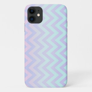 Moderne Meisjesachtige Ombre Zigzag Chevron Patroo Case-Mate iPhone Case