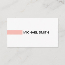 Moderne Meloen Elegant Professioneel Gewoon Wit Visitekaartje