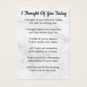 Moderne Memorial 3 Foto Funeral Prayer Kaart (Achterkant)