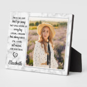 Moderne Memorial Marble Sympathote Foto Fotoplaat (Zijkant)