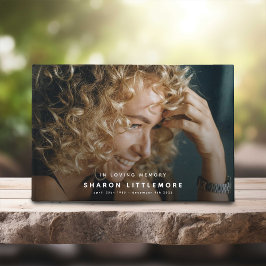 Moderne Memoriale Foto Aandenken Gastenboek