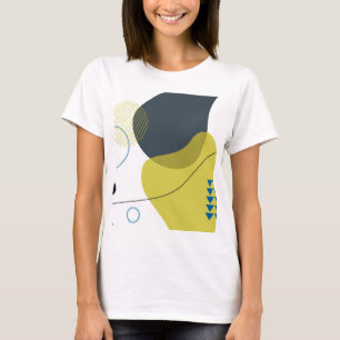 Moderne, Memphis, koele, unieke, trendy illustrati T-shirt