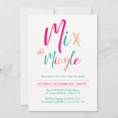 Moderne mengeling nieuwe jaren oud partij 2 kaart (Voorkant)