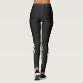 Moderne Mens Funny Monkey Smartphone Sociale Media Leggings (Achterkant)