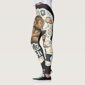 Moderne Mens Funny Monkey Smartphone Sociale Media Leggings (Links)