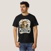 Moderne Mens Funny Monkey Smartphone Sociale Media T-shirt (Voorkant volledig)