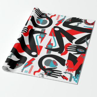 Moderne mensen cadeaupapier