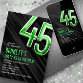 Moderne Mensl 45e verjaardag uitnodiging