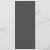 Moderne Menu Kaart // Posh bloemblaadjes // Vanill (Achterkant)