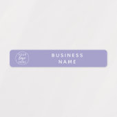 Moderne merkidentiteit op maat labels (Design 2)