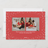 Moderne Merriest Christmas Bold Foto Feestdagenkaart (Achterkant)