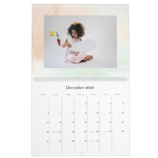 Moderne Merriest Christmas Poinsettia vakantie Kalender (Dec 2026)