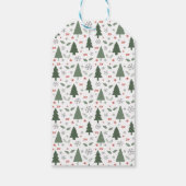 Moderne Merry Christmas Persoonlijk Cadeaulabel (Achterkant)