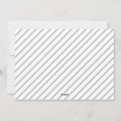 Moderne Merry Kiss-Mas Pas getrouwd Kerstfoto Feestdagenkaart (Achterkant)