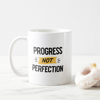 Moderne met de Hand Geschreven Motivatie voor Gees Koffiemok