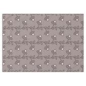 Moderne met de hand getekende bloemen Bloemendeken Tafelkleed (Voorkant (Horizontaal))