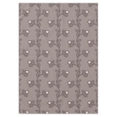 Moderne met de hand getekende bloemen Bloemendeken Tafelkleed (Voorkant)