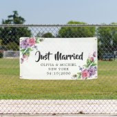 Moderne 'Met Hart Getrouwd' Auto Banner (Insitu)