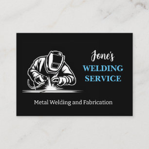 Moderne Metaallasser, Fabricator, Aannemer Visitekaartje