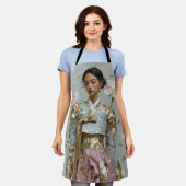 Moderne Metal Hanbok Kunst Schort (Gedragen)