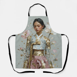 Moderne Metal Hanbok Kunst Schort